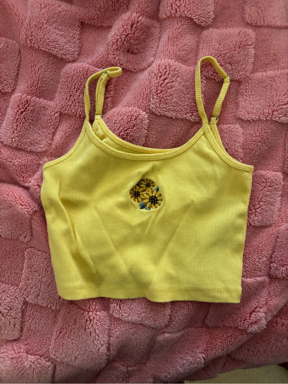 Sunflower tank top